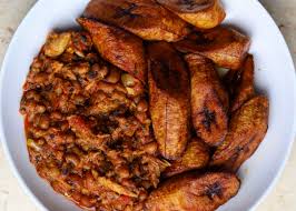 Beans and plantain meal